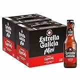 Estrella Galicia Especial Mini - Cerveza Lager Premium, Pack de 24 Botellines x 20 cl, Sabor Ligero y Equilibrado, Galardonada Internacionalmente, 5,5% Volumen de Alcohol