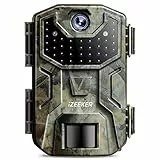 iZEEKER Cámara de Caza, 2K 36MP HD Cámara Caza Nocturna con 940nm IR LED Sin Brillo Invisible, de Impermeable IP66 para Observación de Vida Silvestre y Monitoreo de Seguridad en Interiores