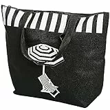 AIREE FAIREE Bolsas de Playa - Bolsa Piscina, impermeable con cremallera y bolsillos internos - Presenta un lindo diseño de impresión
