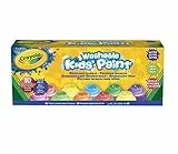 CRAYOLA Témperas Lavables Efectos Especiales, Pack 10 botes 59 mL (Neón, Glitter, Metalizado), Pintura Creativa infantil, Fácil de limpiar, Ideal para casa y escuela, 54-2395