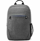 HP Prelude Mochila para Portátiles de hasta 15,6' - (Tejido Resistente al Agua, Bolsillo Protector Acolchado, Ultraligera) - Gris