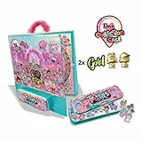 Trotties - Tiny Maletín de Colección con 2 Figuras de Oro, con un Estuche metálico para Guardar y coleccionar Todas Las Micro Figuras, para niños y niños +3 años Famosa (TFT24000)