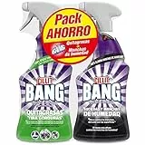 Cillit Bang - Spray limpiador quitagrasas, para cocinas y spray Suciedad y manchas de humedad, para baños - Pack 2 x 750 ml