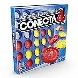 Hasbro Gaming Conecta 4, Juego de Mesa de 2 Jugadores, Diversión en Familia, Juguete de Habilidad para Niños y Niñas de 6 Años en Adelante