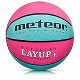 meteor Balón Baloncesto Pelota Basketball Bebe Ball - para los niños y jouvenes y Adultos para Entrenar y Jugar