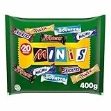 Mixed Minis, Caja Mezcla de Chocolatinas Mini (Mars, Twix, Snickers, Bounty e Milky Way), Disfruta de un Variedad de Sabores, Ideal como Regalo (400g)
