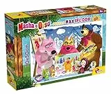 Liscianigiochi - Maxi Puzzle de Masha y el Oso de 60 piezas - Puzle para niños a partir de 3 años - 92987