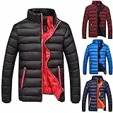 Genérico Abrigo Grueso y cálido para Hombre, Abrigo Casual de Invierno