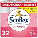 Scottex Original Papel Higiénico Seco 32 rollos