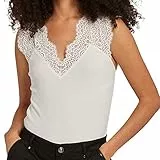 Morgan 202-dena.n, Camiseta sin mangas para Mujer, Crudo, XS