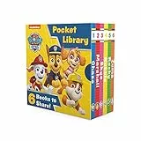 Paw Patrol Pocket Library: Six illustrated story mini board books for children aged 1, 2, 3, 4 based on the Nickelodeon TV Series