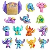 Just Play Cápsula con minifigura Coleccionable de Stitch Outta This World de Disney, de 5 cm, Caja Sorpresa, Juguete para Fans, niñas y niños a Partir de 3 años