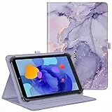 Fintie Funda Tablet 10 Pulgadas [Universal 9'-10.9'] de Multiángulo con Bolsillo, Compatible con Lenovo/Huawei/Realme Pad/YOTOPT/SUMTAB/TECLAST/Blackview/MEBERRY/YESTEL/FACETEL - Mármol Lila