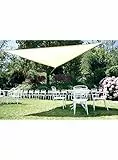 Verdemax 5882 3,6 x 3,6 m triángulo Sombra Kit de Red – Color Beige