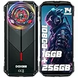 DOOGEE S Punk (2024) Telefono Movil Resistente Android 14-16GB+256GB/1TB, 126dB Altavoz, 10800mAh/33W Movil Irrompible, 6.58' FHD+ Moviles, 50MP+16MP Camera Móvil Rugerizado, 4G Dual SIM/IP68/OTG/NFC
