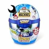 Zuru Metal Machines by Metal Machines Speed Heroes de ZURU, con más de 25 sorpresas Incluidas, construye y compite con tu Propio Coche de Carreras. (Sonic The Hedgehog), Color (67128)