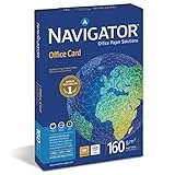 Papel fotocopiadora navigator din a4 160 gramos papel multiuso ink-jet y laser paquete de 250 hojas