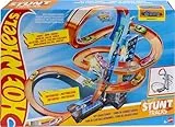 Hot Wheels - Pista y garaje para coches de juguetes, regalo para niños y niñas +5 años (Mattel GWT39), Embalaje sostenible