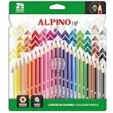Alpino - Estuche de 24 Lápices de Colores Extra Cubrientes | Lápices con Pigmentos Intensos | Material Escolar y de Bellas Artes | Colores Vivos y Resistentes