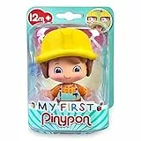 Pinypon - My First, Figura Constructor, muñequito con traje de obrero de 2 piezas, juego con profesiones y emociones, regalo para bebés de 12 meses para desarrollar destreza manual, FAMOSA (700016640)