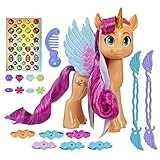 My Little Pony: Deja tu Huella - Sunny Starscout Peinados con Estilo - Poni de 15 cm con Accesorios para el Pelo