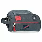 Pepe Jeans Kay Neceser Dos Compartimentos Adaptable Azul 26x16x12 cms Poliéster