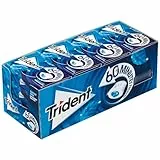 Trident 60 Minutos Menta - Chicles sin Azúcar con Sabor a Menta - Paquete de 16 Envases 22 g