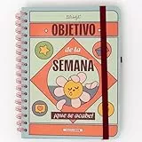Mr. Wonderful - Set de Agenda Wonder pequeña 2026 con Vista Semanal + Bolígrafo - Objetivo de la semana: ¡que se acabe!