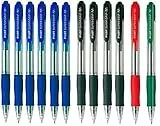 Boligrafo pilot supergrip pack 12 u.(6 azules,4 negros,1 rojo,1 verde)