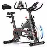 DMASUN Bicicleta Estatica Profesional con Resistencia Magnética, Silenciosa, Estable y Capacidad de Carga de 160 kg (Funda Sillin Incluida)
