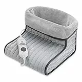 medisana FWS Calientapiés, Manta calefactora para los pies, Forro interior mullido y lavable, Desconexión automática, Protección contra el sobrecalentamiento, Hasta la talla de calzado 46