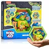 WOW! PODS - 4D Ninja Turtles Michelangelo, Figura Coleccionable única conectable Que explota de su Mundo en el tuyo, exhibición de Pared o Estante, Serie 1 n.º 432