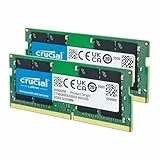 Crucial RAM DDR4 32GB Kit (2x16GB) 3200MHz SODIMM CL22, Memoria para Ordenador Portátil/Laptop, Mini PC (o 2933MHz / 2666MHz) - CT2K16G4SFRA32A