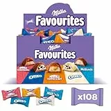 Milka Favourites, Surtido de Bombones Individuales, Caja de 108 Mini Chocolatinas, 1 kg