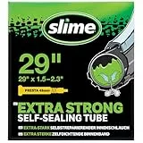 Slime 30073 Cámara Interior de Bicicleta con Sellante de Pinchazos Slime, Sellado Autónomo, Prevenir y Reparar, Válvula Presta, 29 x 1.5-2.3'