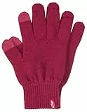 Levi's Ben Touch Screen Gloves, Rojo, S Unisex Adulto
