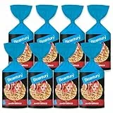 Bicentury – Tortitas de Maíz sabor Jamón Ibérico, Receta de Jordi Cruz, Ideales para Satisfacer Antojos, 1 Tortita Aporta 42 Kcal - 8 Paquetes