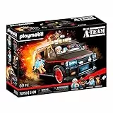 PLAYMOBIL 70750 La Furgoneta del Equipo A, Diseño icónico para Fans, coleccionistas y niños, de 5 a 99 años