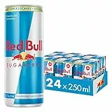 Red Bull Bebida Energética Sugarfree, Sin Azúcar, 24 x 250ml