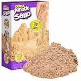 Kinetic Sand 5 kg – Arena cinética mágica Original de Suecia, marrón Natural, conocida en Jardines de Infancia, para Juegos en Interiores relajados y creativos para niños a Partir de 3 años