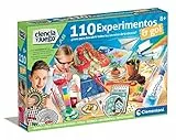 Clementoni- 110 Experimentos, Juego Científico Experimentos, Laboratorio de Química, Juguete en Español a Partir de 8 años (55474), Varios, Mediano
