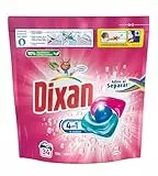 Dixan Adiós al Separar Total 4+1 Detergente en Cápsulas para Lavadora (34 Lavados), Jabón para la Ropa de Color, Limpieza, Luminosidad y Frescor en un Detergente
