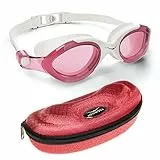 AqtivAqua SX Gafas Natacion Hombre Gafas Piscina Niño Mujer Niña (Rosas)