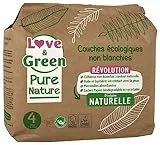Pañales Ecológicos Love & Green Pure Nature 38 Pañales Talla 4 Maxi (7 a 14 kg)