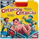Juego de Mesa electrónico Operación con Estuche Todo en uno - Versión español-portugués