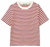 United Colors of Benetton Camiseta 33fnd2011, Multicolor, XL para Mujer