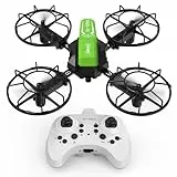 LE-IDEA Ensamblado Dron con Modelo de Competición, RC Quadcopter con 3 Modos de Velocidad Modo Sin Cabeza, Mini Dron con Protección de Hélices 2 baterías, Aeronave Educativa para Principiantes