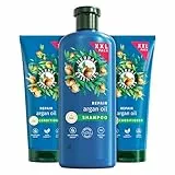 Herbal Essences Champú 680ml Y Acondicionador 2X350ml, Reparador Con Aceite De Argán, Para Pelo Seco Y Dañado