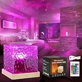 MXTIMWAN Proyector LED de Cielo Estrellado para Niños, RGB 3D, Luz del Norte, Proyector con 16 Efectos de Iluminación y Mando a distancia, Decoración de Fiestas para Niños y Adultos