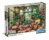 Clementoni - Puzzle Adulto 1000 Piezas Collection The Greenhouse Libraryclementoni - Puzzle Adulto Compact Box, 39936